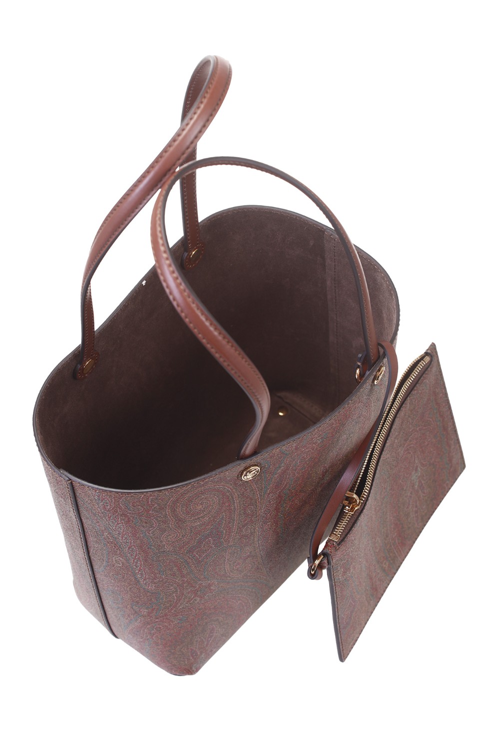 shop ETRO  Borsa: Etro borsa shopping Etro.
Borsa shopping ETRO Essential realizzata nell'iconico Paisley jacquard con fodera e dettagli in pelle. 
Impreziosita con Pegaso e logo ETRO a rilievo. 
Dimensioni: 26x16x26cm.
Esterno: Tessuto di cotone Paisley jacquard spalmato con grana opaca e doppiato in tela.
Spalmatura: 100% in PVC.
Dettagli: 100% pelle di vitello.
Accessori metallici con finitura dorata.
Fabbricato in Italia.. WP1D0005 AA001-M0021 number 1226647